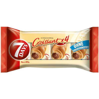 7Days Croissant Kakao 4x60g