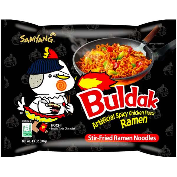 Buldak Hot Chicken Ramen Original 5 x 140g