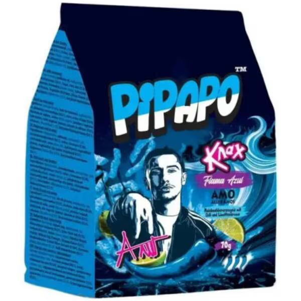 Pipapo Knax Maissnack Flama Azul 70g