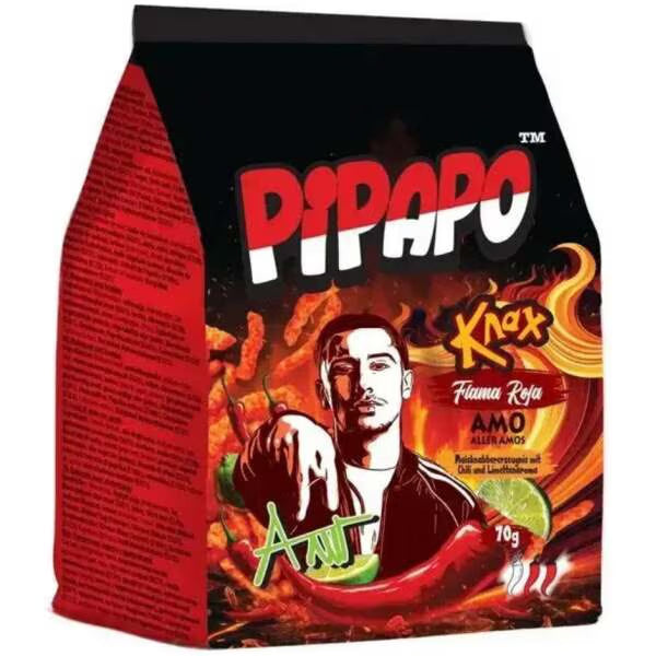 Pipapo Knax Maissnack Flama Roja 70g